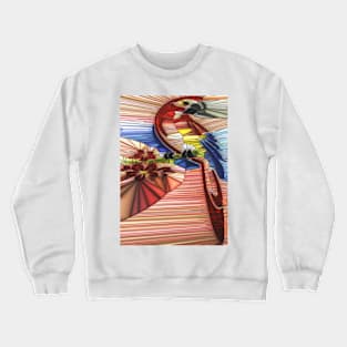 Stand glass Parrot Crewneck Sweatshirt